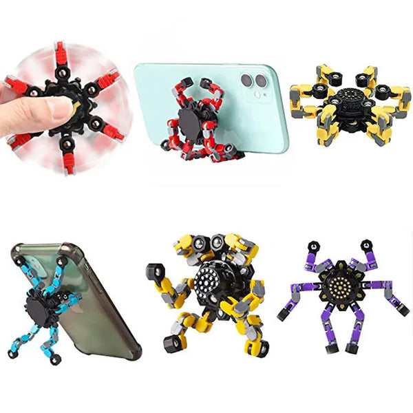 Transformable fidget spinner (Easter basket filler)