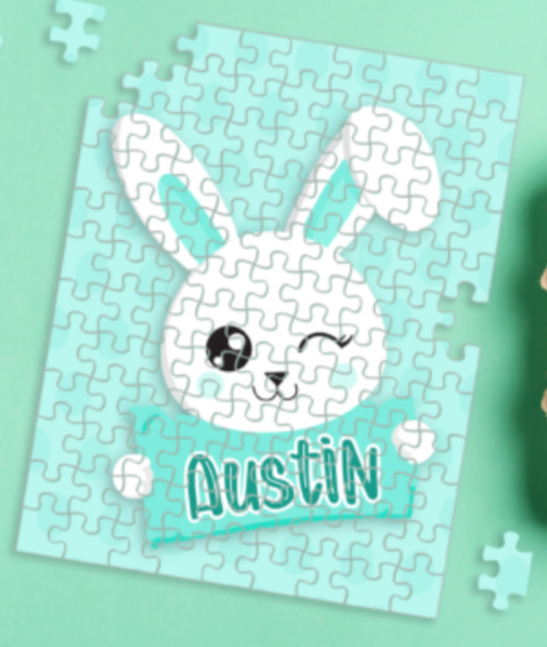 Custom name Easter puzzles